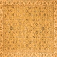 thumbnail image 1 of Ahgly Company Indoor Square Oriental Orange Traditional Area Rugs, 4' Square, 1 of 4