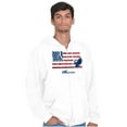 thumbnail image 4 of America Rugged American Flag Eagle Hoodie Sweatshirt Women Men Brisco Brands S, 4 of 6