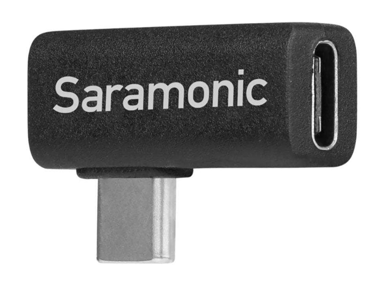 Saramonic LavMicro U3A Lavalier Mic w/ 6.6' USB-C Cable & 90 Adapter for iPhone 15, Android, iPad & Computers