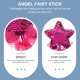 thumbnail image 5 of Baby Girl Glitter Star Wands Wands Angel Wands palos con accesorios de cintas, 5 of 7