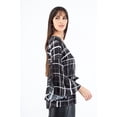 thumbnail image 5 of Blusa cuadros manga larga AMAD Casual para mujer Talla S, 5 of 5