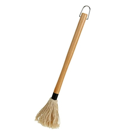 

Miayilima Kitchen Baking Supplies BBQ Barbecue Feeding Mop Rubber Wood Handle Barbecue Baking Dipping Brush Oil Brush Tool