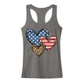 thumbnail image 2 of Dyegold 4th Of July Tank Tops For Women Summer Sleeveless American Flag Shirt Loose Casual Patriotic Graphic Tee Tops Tshirt, 2 of 4