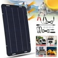 thumbnail image 2 of Lohoms 60W Solar Panel, 18V Trickle Charger Battery Charger Solar Panel Kit Maintainer Boat Car RV, 2 of 9