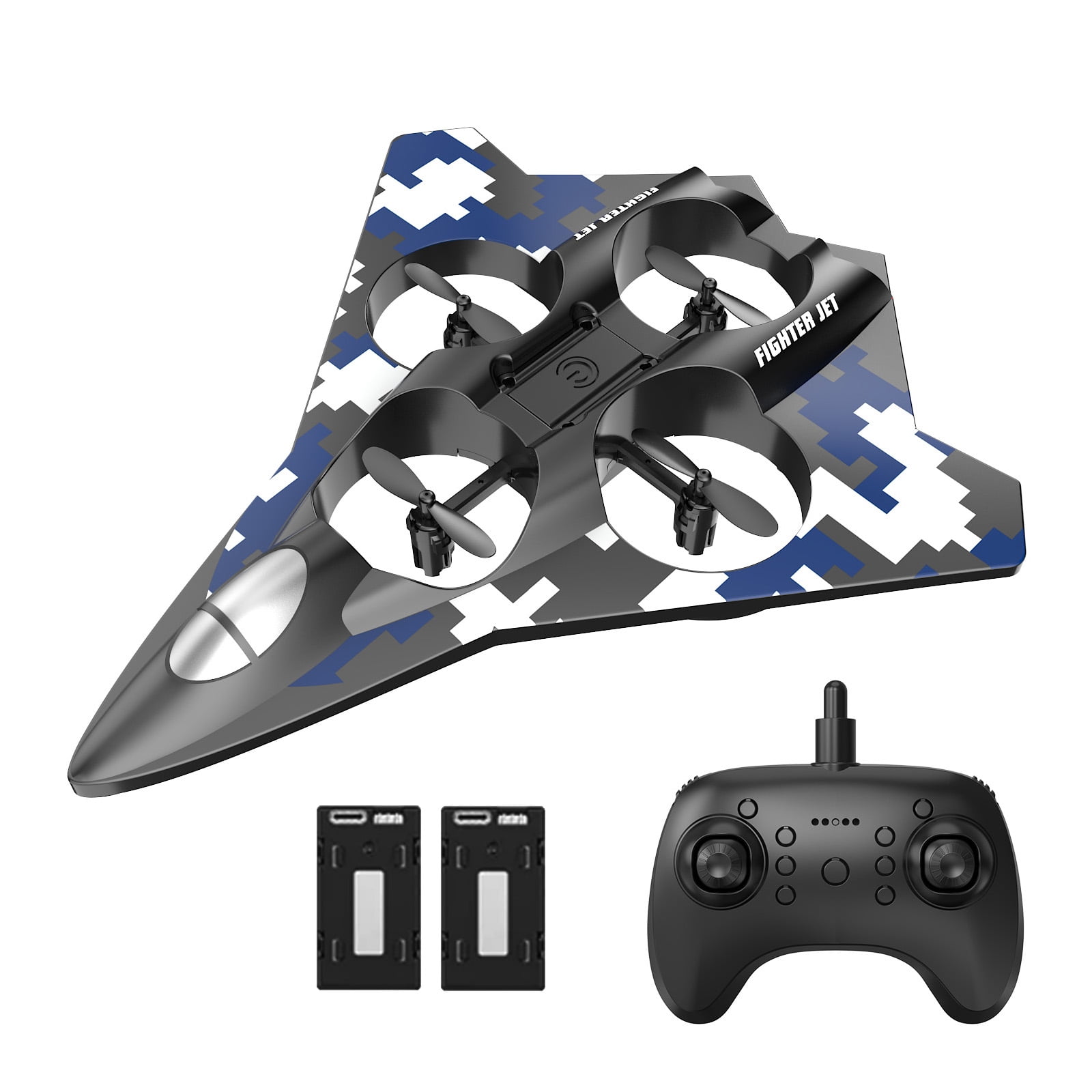 Radio Control Airplanes,Foam RC Airplane Jet , Remote Control Airplanes ,With 2 Batteries, RC Planes for Kids Adults 8-16, 360° Flip Fighter Jet Toys, Stunt Roll, Airplane drone for kids Toy Gifts