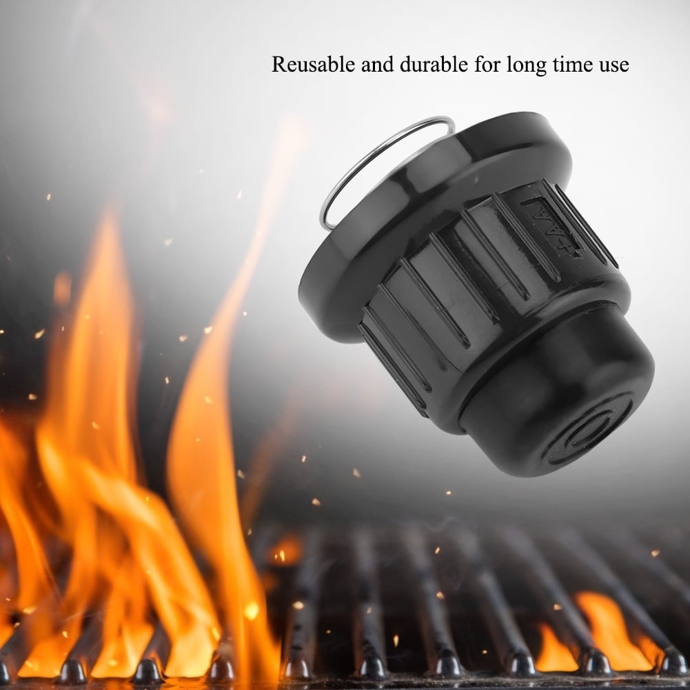 Durable Plastic Lighter Black Lighter Repeatedly Use Replaceable Lighter For 1 2 3 4 5 6 Outlet Of Gas Grill