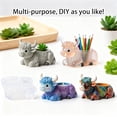 thumbnail image 2 of TIELUTT Cattle Silicone DIY Mould Reusable Casting Resin Letters Extra Large Silicone Mats Large Silicone Resin Set Make Your Own Bracelets for Girls Letters Resin Bead with Hole, 2 of 8