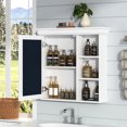 thumbnail image 5 of 30'' x 28'' Wall Mounted Cabinet | Ideal for Bathroom, Kitchen & Bedroom | Environmentally - friendly MDF Material | Solves Storage Space Shortage, 5 of 6