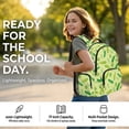 thumbnail image 4 of Jeiento Green Pickles 17 Inch Backpack Set 4-Piece Lunch Bag Pencil Case Water Bottle Holder Lightweight Large Capacity School Bookbag for Kids Boys Girls, 4 of 7