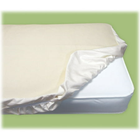 Naturepedic Organic Cotton Flannel Crib Pad - Fitted