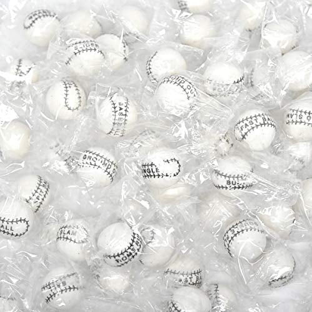 Dubble Bubble Home Run Baseball Bubble Gum Gumballs, 240-Count Jar