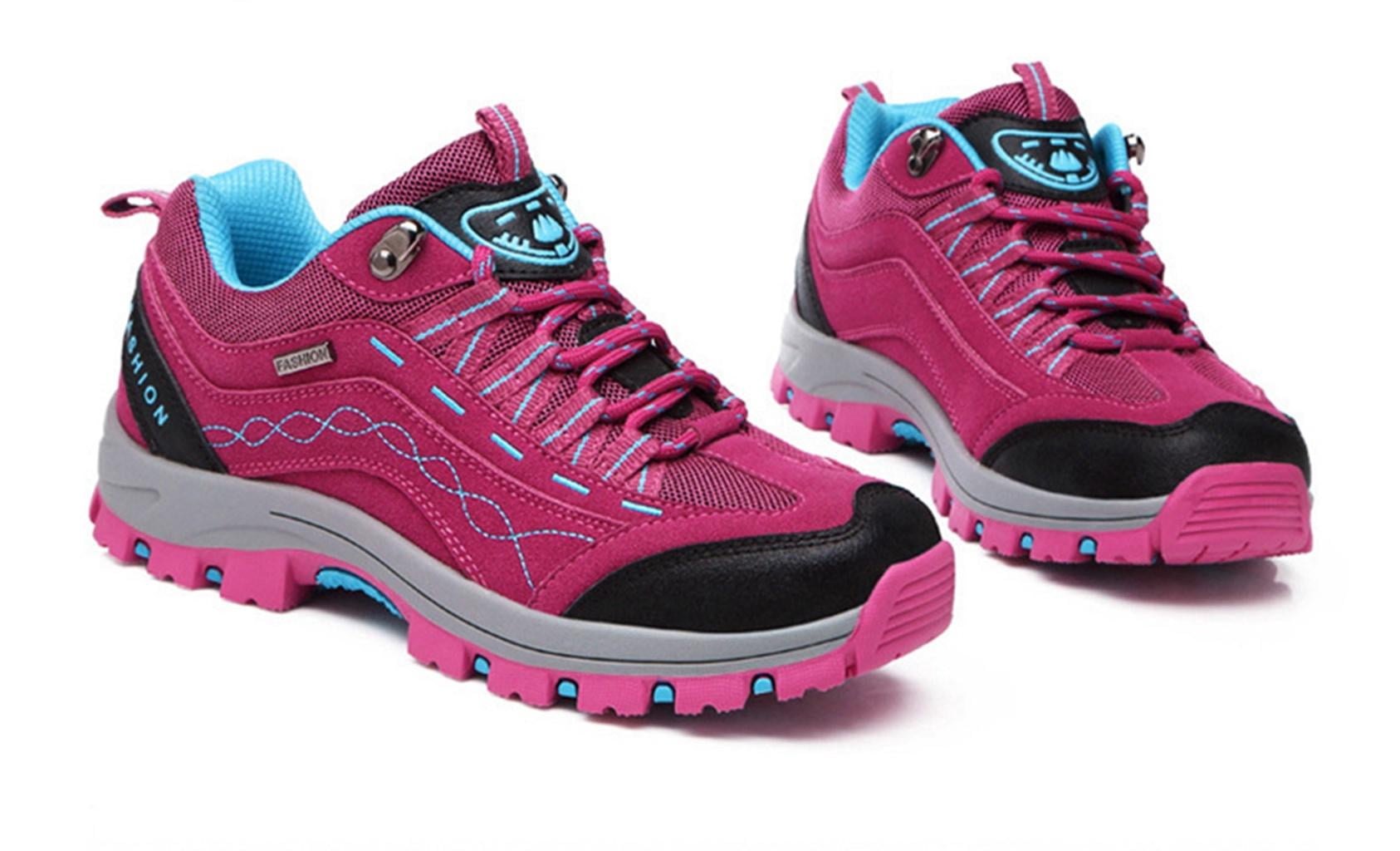 Women's Hiking Shoes Breathable Anti Slip Outdoor Ankle Boots Trekking Sneakers