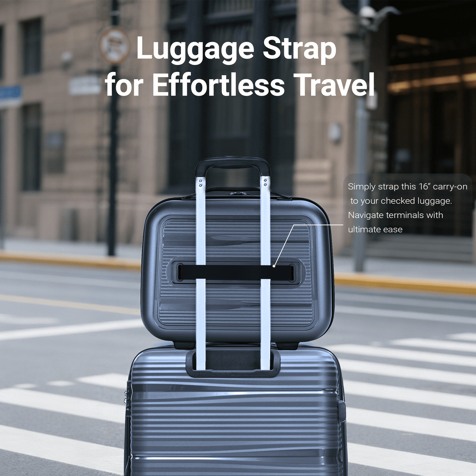 Rosamo 4 Piece Hardside Luggage Set, 20/24/28 Inch Expandable Spinner Suitcase with TSA Lock, Lightweight Rolling Luggage Set, Airline Approved Carry on & Checked Luggage for Family Business Travel