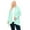 Aqua, variant on Moa Collection Women's Plus Size Casual Long Sleeve Drape Open Front Cardigan
