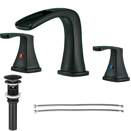 

YouLoveIt Bathroom Faucet 4 /8 Lavatory Faucet Bathroom Basin Sink Faucet Centerset Set 3Hole with Pop Up Drain