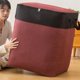 thumbnail image 4 of Bolsa Grande para Guardar Telas, Impermeable y Resistente Al Polvo, para Guardar Ropa, 64 X 52 X 42 Cm, con Asas Reforzadas, Tela Oxford Roja, 1 Organizador de Tela., 4 of 7