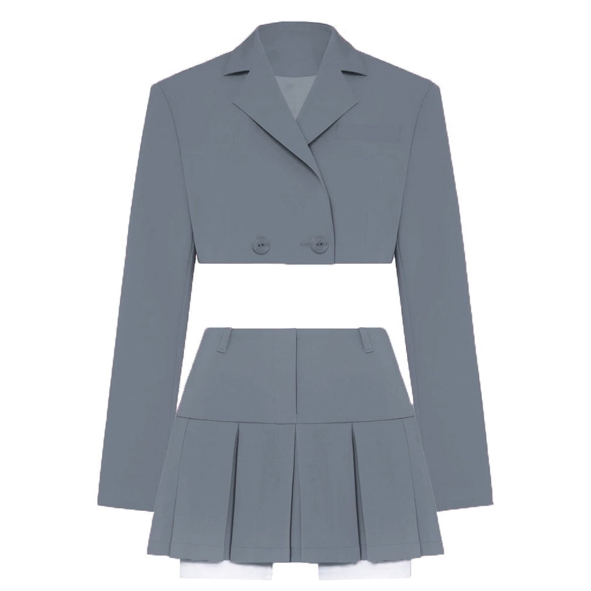 Blazer with matching skirt sale