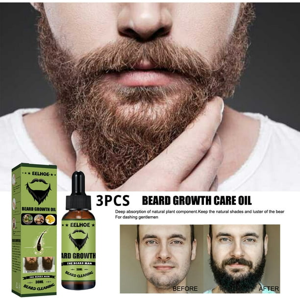 2022 Beard Growth Oil Serum Fast Growing Thicker Mustache Facial Hair