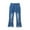 F-539Pink, variant on ZHOGXU Big Girls Flared Denim Pants With Pocket Elastic Waist Frayed Raw Hem Comfortable Fashion Bootcut Jeans For Daily Wear Blue 2-3 Years