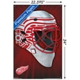 thumbnail image 3 of NHL Detroit Redwings - Mask 16 Wall Poster with Push Pins, 22.375" x 34", 3 of 3