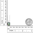 thumbnail image 6 of Gem Stone King 14K White Gold Green Mystic Topaz Pendant Necklace for Women | 5.62 Cttw | Gemstone November Birthstone | Octagon 11X9MM | With 18 inch Chain, 6 of 6