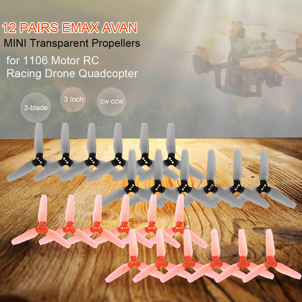 Emax avan Blur Racer FPV mini drone 2 Inch 3-blades CW CCW hélices props 