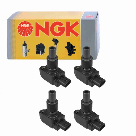 4 pc NGK Ignition Coils compatible with Mazda RX-8 1.3L R2 2004-2011
