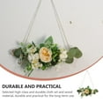 thumbnail image 2 of EUDIDV Decorative Faux Flowers Artificial Flower Decoration Style Decorative Flower Wreath Wall Pendant Artificial Flowers, 2 of 6