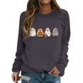 thumbnail image 5 of Sweatshirt for Women Perfect For Daily Wear or Loungewear! The Best Choice for Halloween XL Gray Halloween Sweatshirt, 5 of 5