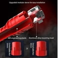 thumbnail image 3 of 8 in 1 Multifunctional Sink Bathroom Wrench, Plumbing Installation Tool Household Water Pipe Faucet Washing Basin Corner Valve Sink Repair Removal Tool, 3 of 7