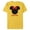 Yellow, variant on Disney Minnie Mouse Red Bow Icon Sister Family- Short Sleeve Blended T-Shirt for Adults - Customized-Yellow