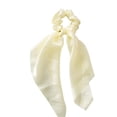 thumbnail image 1 of Women Girl Bow Satin Ribbon Ponytail Scarf Hair Tie Rope Scrunchies Elastic Band, 1 of 11