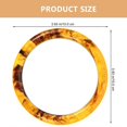 thumbnail image 2 of 2pcs Resin Handbag Handles Circle Shape Resin Ring Girl Handbag Handles Purse Accessories, 2 of 4