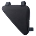 thumbnail image 4 of Bolsa de almacenamiento para cuadro de bicicleta, bolsa triangular resistente al agua con dos bolsillos laterales, bolsa de accesorios para herramientas debajo del asiento con correa, 4 of 5