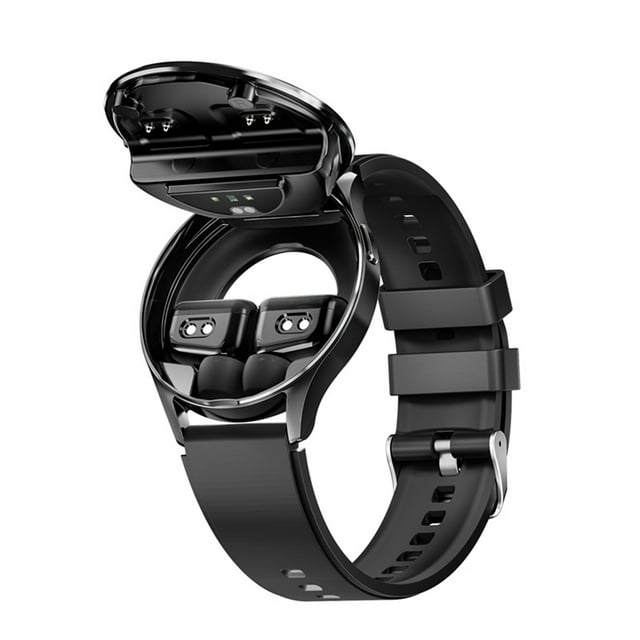 braveheart Sports Watch With Smartwatch Function Waterproof HD Screen Bluetooth Calls Built-in 240 Mah Battery Black vinyl