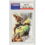 Uriah Hall UFC Autographed 2014 Topps Bloodlines #61 Card Limited to only 148 Made - Fanatics Authentic Certified