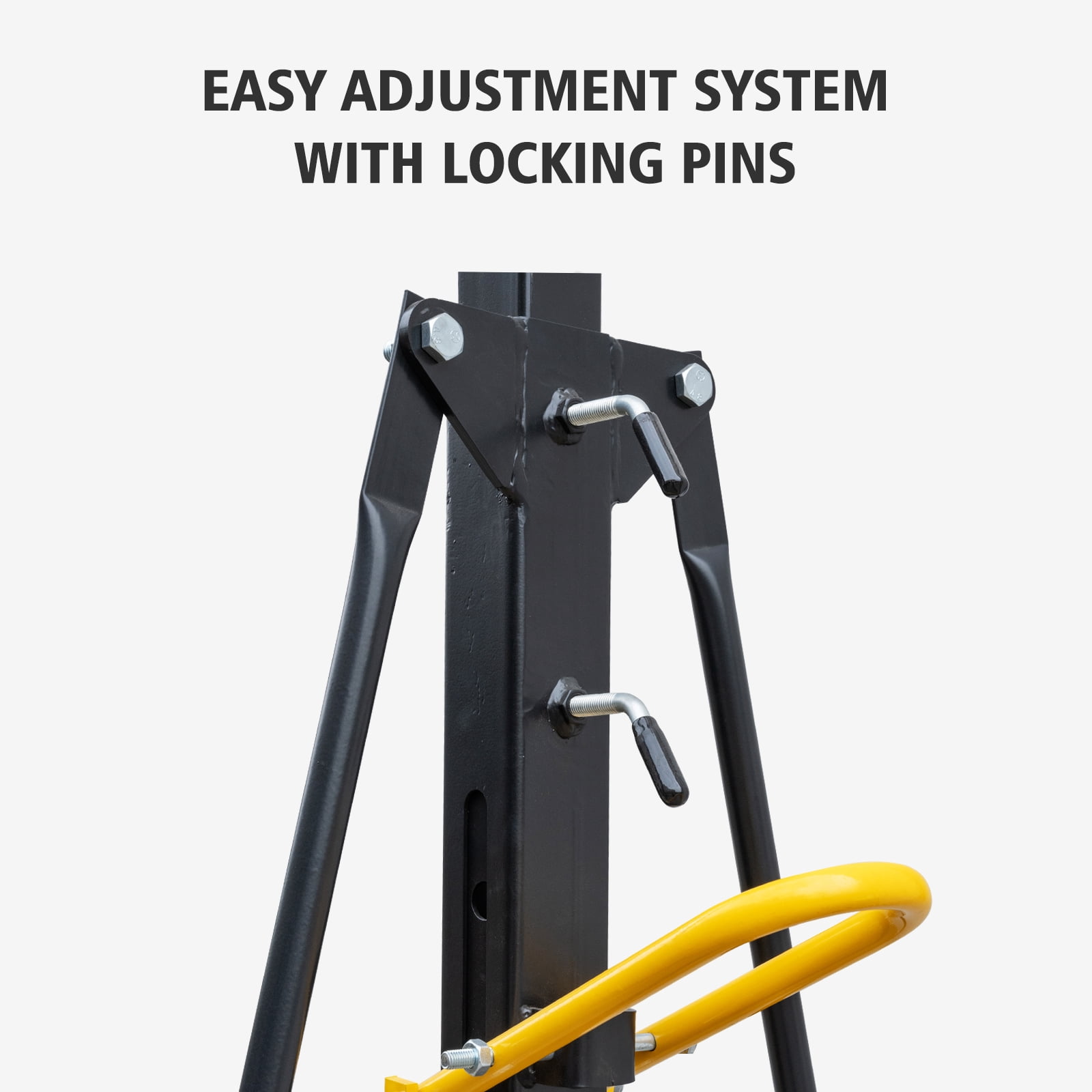 Adjustable Gantry Crane - 1 Ton (2200Lbs) Capacity Portable Hoist with Height Adjustable from 97" to 141" - Perfect for Factories, Construction Sites, Warehouses, and Car Repairs