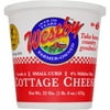 Westby Grade A 4% Milk Fat Small Curd Cottage Cheese, 22 Oz.