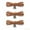 Brown-3Pairs, variant on Elastic Round No-Tie Shoelaces with Metal Lock, 3 Pairs, 40"