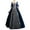 Navy, variant on Fesfesfes Women Vintage Gothic Dress Short Sleeve Court Gown Cake Skirt Lace Clashing Maxi Dress,