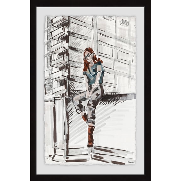 Casual Chill Framed Painting Print