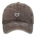 thumbnail image 2 of Trendy Heart Pattern Visor Cap for Outdoor Activities Casual Wear and Leisure - Adjustable Design for Comfort and Versatility, 2 of 3