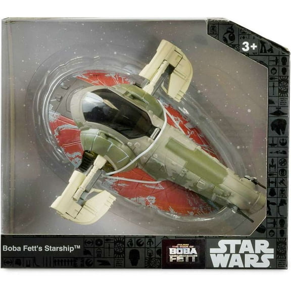 Disney Star Wars The Book of Boba Fett Starship Die Cast Vehicle New with Box
