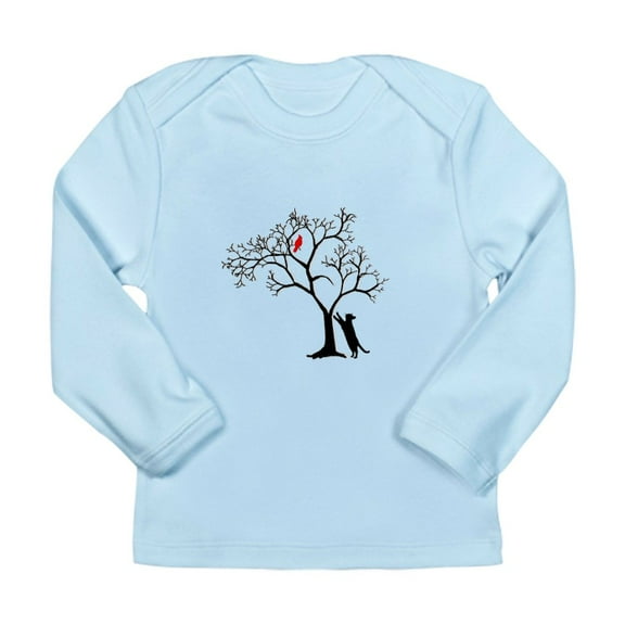 CafePress - Red Cardinal In Tree Wi Long Sleeve Infant T Shirt - Long Sleeve Infant T-Shirt
