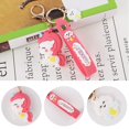 thumbnail image 3 of Cute Unicorn Keychain - Soft Silicone Key Chain Wristband, Kawaii Animal Key Ring Backpack Charm - Colorful Key Holder for Girls, 3 of 4