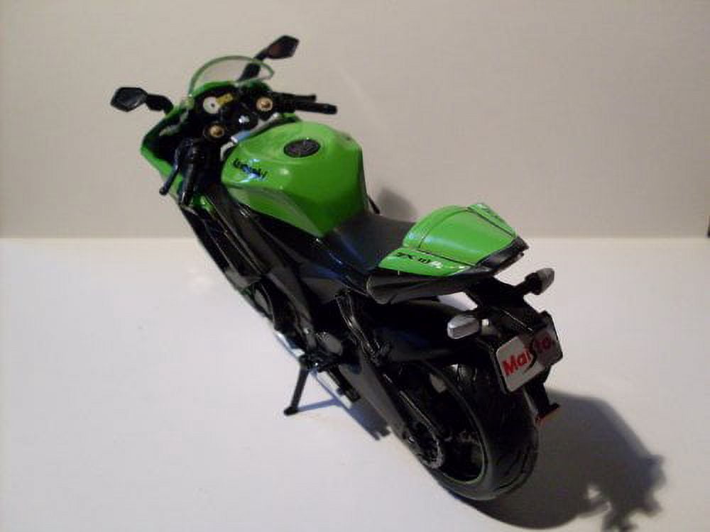 Maisto – Kawasaki Ninja ZX-10R 1:12 – Modèle Diecast, Collection, Moto Sportive, Dès 3 Ans