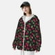 thumbnail image 3 of Balery Ripe Red Cherry Sudadera ligera de manga larga con capucha y protección solar UPF 50+ para hombre y mujer, ideal para pesca y running-3X-Large, 3 of 7