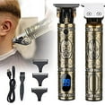 thumbnail image 4 of Cortadora De Pelo Profesional Para Hombre, Recortadora De Pelo Inalámbrica Sin Huecos, Kit Profesional De Corte De Pelo Y Aseo Para Hombre, Pantalla Led Recargable Jormftte WRMH-317, 4 of 7