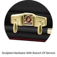 thumbnail image 2 of Titan Casket, Veteran Select Marines XL Steel Casket (33" Oversize) with Marines Head Panel, 2 of 5