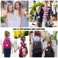 thumbnail image 7 of AirTag Cartoon Protective Case，4 Pack MOWYEOK Waterproof Air Tag Necklace for Kids, Adjustable Hidden AirTag Holder for Apple Air Tag Kids Case with Key Ring, 7 of 7